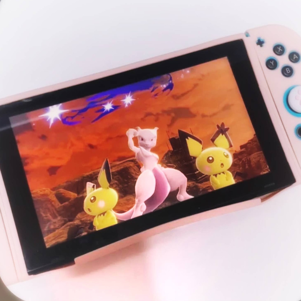 🙅‍♀️Sold Out🌸PINK NINTENDO SWITCH SOFT CASE w/2 FREE GRIPS BRAND NEW